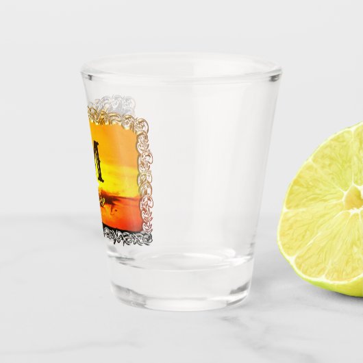 Malecon Sunset 2441 Shot Glas (Rechts)