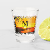Malecon Sunset 2441 Shot Glas (Voorkant)