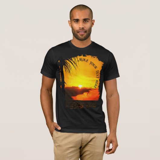 Malecon Sunset 2441 T-shirt (Voorkant volledig)