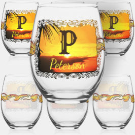 Malecon Sunset 2441 Wijnglas Zonder Voet