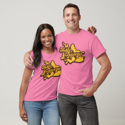 Malecopywriter Burnout Shirt voor Burnouts (Unisex)