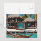 Malediven (1) briefkaart (Voorkant / Achterkant)