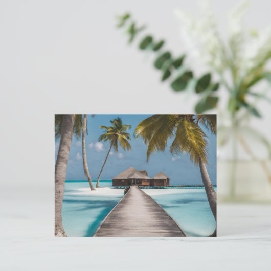 Malediven (3) briefkaart (Staand voorkant)