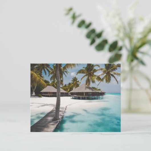 Malediven (6) briefkaart (Staand voorkant)