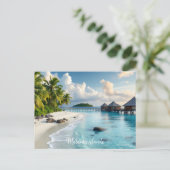 Malediven Briefkaart (Staand voorkant)