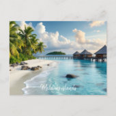 Malediven Briefkaart (Voorkant)
