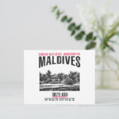 Malediven Briefkaart (Staand voorkant)