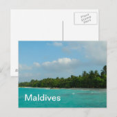 Malediven Briefkaart (Voorkant / Achterkant)