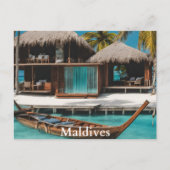 Malediven Briefkaart (Voorkant)
