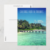 Malediven Briefkaart (Voorkant / Achterkant)