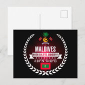 Malediven Briefkaart (Voorkant / Achterkant)