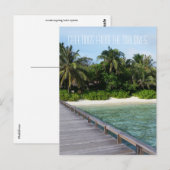 Malediven Briefkaart (Voorkant / Achterkant)