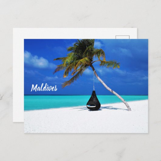 Malediven Briefkaart (Voorkant / Achterkant)