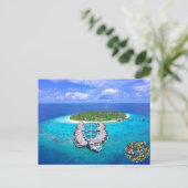Malediven Briefkaart (Staand voorkant)