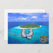 Malediven Briefkaart (Voorkant / Achterkant)