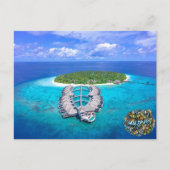 Malediven Briefkaart (Voorkant)