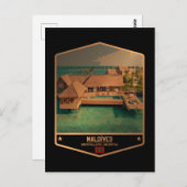 Malediven Briefkaart (Voorkant / Achterkant)