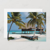 Malediven Briefkaart (4) (Voorkant / Achterkant)