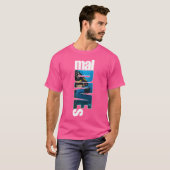 Malediven duiken t-shirt (Voorkant volledig)