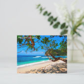 Malediven eiland briefkaart (Staand voorkant)