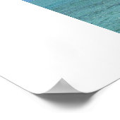 Malediven Eiland met prachtig water/cloudscape Poster (Hoek)