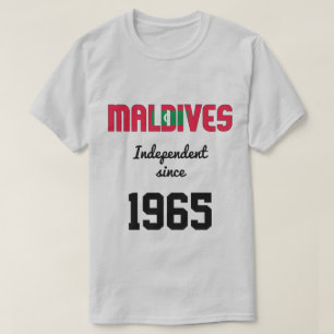 Malediven Flag Independence Celebration T-shirt