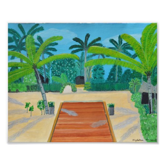 Malediven foto foto afdruk (Voorkant)