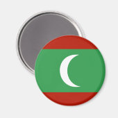 Malediven Hoogwaardige vlag Magneet (Voorkant / Achterkant)