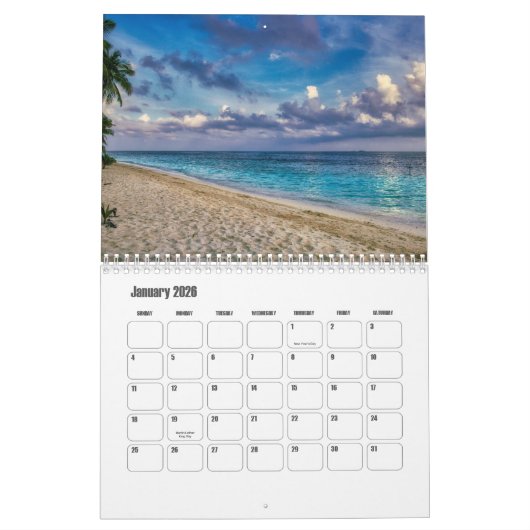 Malediven Kalender (Jan 2026)