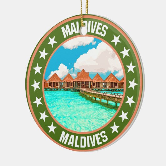 Malediven Keramisch Ornament (Links)