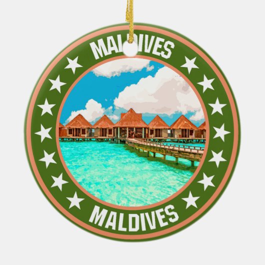 Malediven Keramisch Ornament (Achterkant)