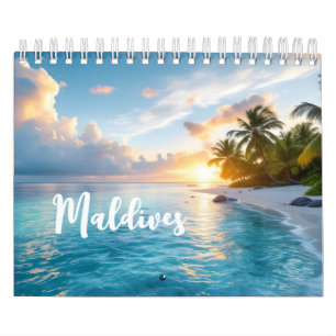 Malediven landschap kalender