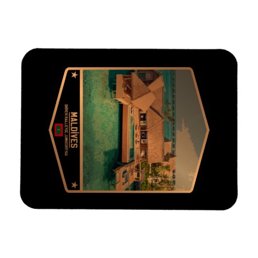 Malediven Magneet (Horizontaal)