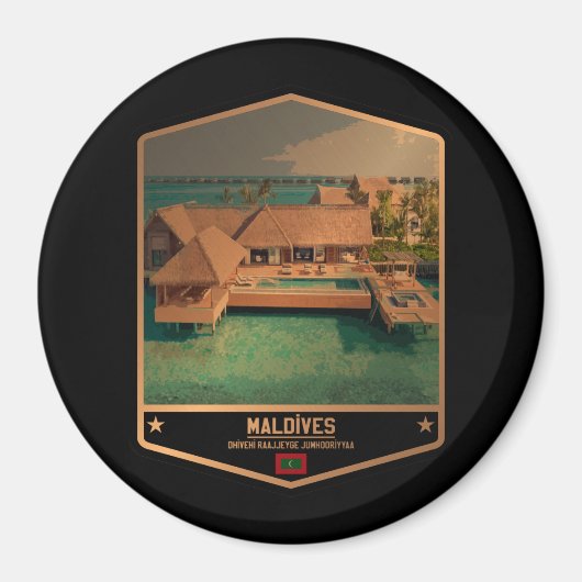 Malediven Magneet (Voorkant)