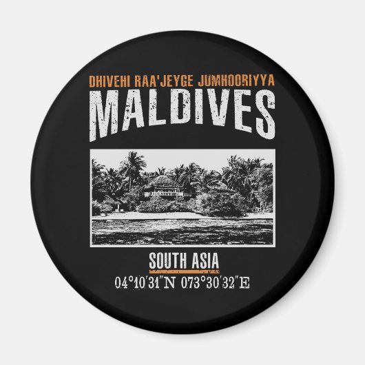 Malediven Magneet (Voorkant)