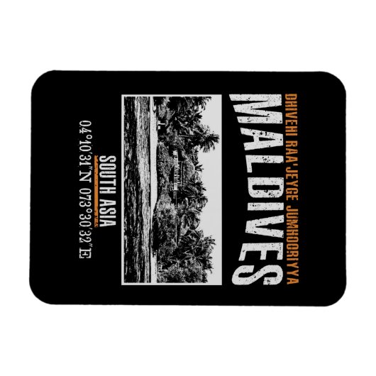 Malediven Magneet (Horizontaal)