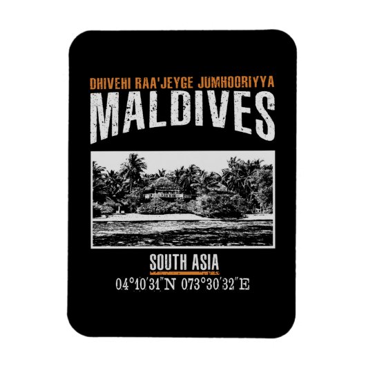 Malediven Magneet (Verticaal)