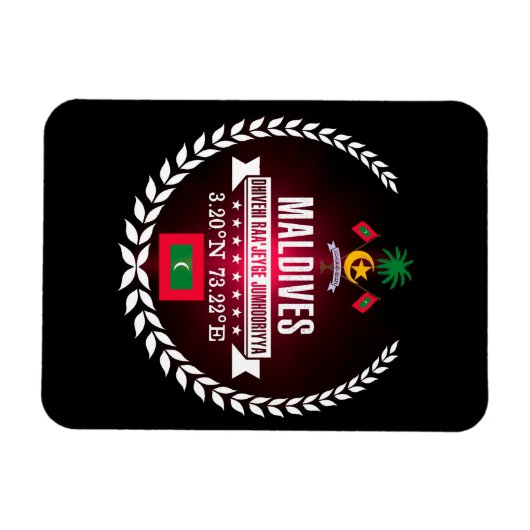 Malediven Magneet (Horizontaal)