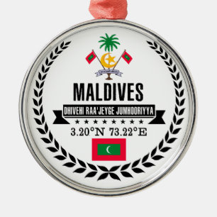 Malediven Metalen Ornament
