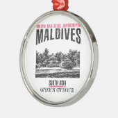 Malediven Metalen Ornament (Links)
