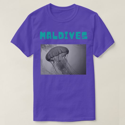Malediven onderwater schattige kwallen t-shirt (Design voorkant)