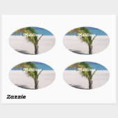 Malediven Ovale Sticker (Vel)