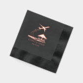 Malediven Paspoort Folie Servetten (Links)