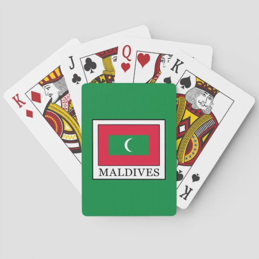 Malediven Pokerkaarten (Achterkant)