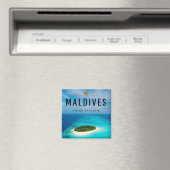🏖️ Malediven Privé Eiland Ontsnapping Luxe Woning Magneet (Insitu (Vaatwasser))