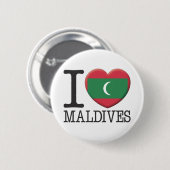 Malediven Ronde Button 5,7 Cm (Voorkant /achterkant)