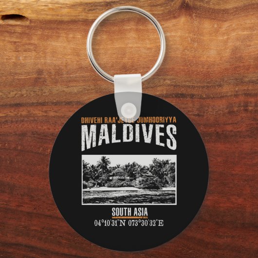 Malediven Sleutelhanger (Voorkant)