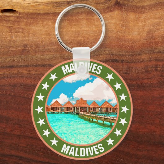 Malediven Sleutelhanger (Voorkant)