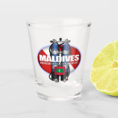 Malediven (ST) Shot Glas (Voorkant)