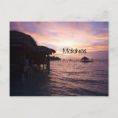 Malediven strand briefkaart (Voorkant)